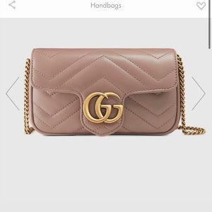 GG Marmont matelassé leather super mini bag
